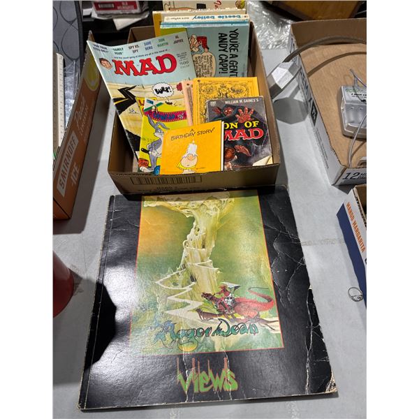 Mad and other books, Dennis the Menace, Archie, etc.