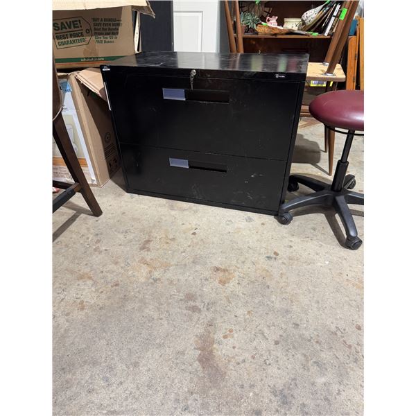 Global filing cabinet  with key