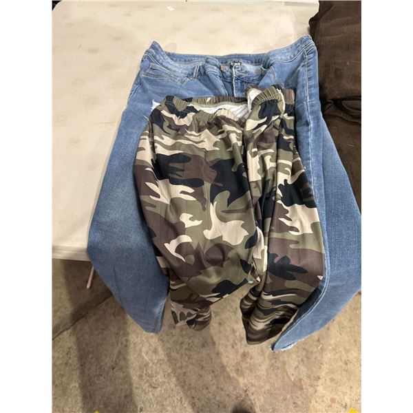 Pants size 13 and one XL