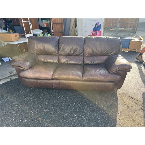 Leather couch