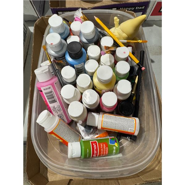 Assorted crafting paint