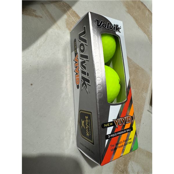 Volvik new vivid golf balls