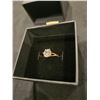 Image 2 : 18K gold plated solitaire ring- Size 7