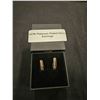 Image 1 : Platinum plated hoop earrings