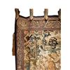 Image 2 : Large hand woven tapestry featuring forest scene w/ floral boarder