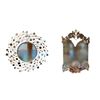 Image 1 : 2 pc - Artistic wall mirrors
