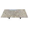 Image 2 : Stags head console table w/ metal base and marble style top