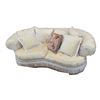 Image 2 : 2 pc - Italian style sovereign sofas w/ decorative pillows