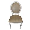 Image 2 : 2 pc - Wood & snakeskin chairs