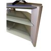 Image 2 : Modern style glass & aluminum TV stand