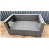 Image 1 : Outdoor patio bench w/ cushions & pillows