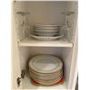 Image 2 : Contents of cabinets - Glasses, cutlery, plates, etc.