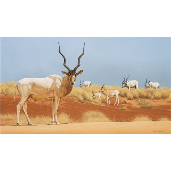 "Addax” – Original Artwork by Leon Fouché