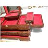 Image 5 : Vintage wooden chinese oriental design jewelry box 17.5" long - nneds latch replaced)