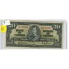 Image 1 : 1937 bank of canada $20 bill