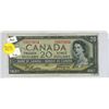 Image 1 : 1954 bank of canada devil face $20 bill