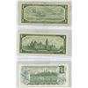 Image 2 : Lot of 3 (1954, 1967, 1973) canadian $1 bills