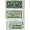 Image 2 : Lot of 3 ( 1937, 1954 and 1973) canadian $1 bills