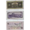 Image 2 : Lot of 3 (1937 , 1954 and 1989) canadian $10 bills