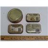 Image 2 : 4 Small Tobacco Tins.