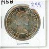 Image 1 : 1958 Canadian Silver Dollar.