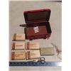 Image 2 : Sohio Petroleum Company First Aid Kit Medal with contents.