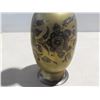 Image 2 : Vintage Solid Brass etched vase/urn made in India - 12"H