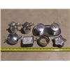 Image 1 : Aluminum Items Sello Tart Molds, (2) Small Cream Cans Miscellaneous.