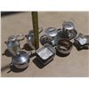 Image 2 : Aluminum Items Sello Tart Molds, (2) Small Cream Cans Miscellaneous.