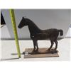 Image 1 : 1850-1900 Vintage Desnster Cast Horse Wind Mill Weight Short Tall Stamped. 58G Plated Stamped 87J 16