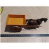 Image 3 : Horse Drawn Farm Cart 17" Long 7" Tall Plastic.
