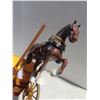 Image 4 : Horse Drawn Farm Cart 17" Long 7" Tall Plastic.