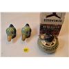Image 1 : Curling booze bottle , Salt and pepper