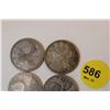 Image 2 : 4x canada silver quarter