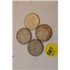 Image 1 : 4x canada silver quarters