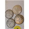 Image 2 : 4x canada silver quarters