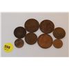 Image 1 : British and canada copper coins