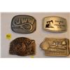 Image 1 : 4x belt buckles- shell, yukon
