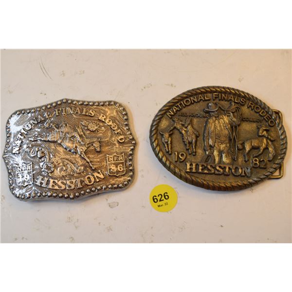 2x hesston belt buckles