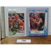 Image 1 : 2-Larry bird cards 89 fleer all stars #10, 91-92 hoops #9