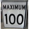 Image 1 : Max. 100km sign 35.5"x29.5"