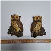 Image 1 : 2 chalkware owls