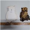 Image 2 : 2 chalkware owls