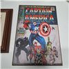 Image 2 : wood captain america poster with loon picture
