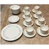 Image 1 : Johnson Brothers rare Snowhite Regency Ironstone. 29 pieces. Made in England. 2 10-inch dinner plate