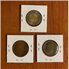 Image 2 : Lot of 3 Canadian hockey coins. 72 Summitt Series Toonie. Habs and Leafs Loonies.