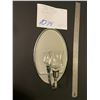 Image 1 : Small wall mirror - with candle holder