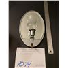 Image 2 : Small wall mirror - with candle holder