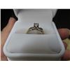 Image 1 : Ladies ring -10kt gold band ,14 kt gold shank -size 7