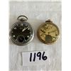 Image 2 : Westclox Pocket Ben watch & Brunswick Pocket Watch (both not working